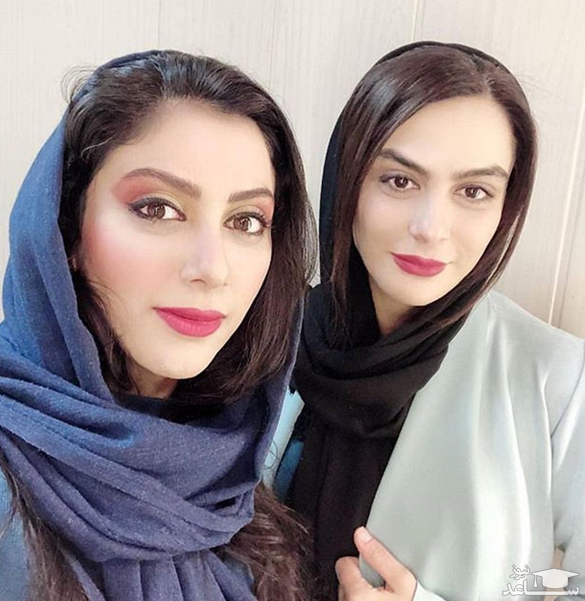 سلفی آسانسوری خواهران زیبای فرجاد