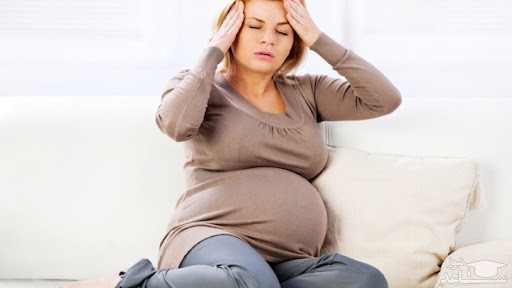 سردرد زن باردار
