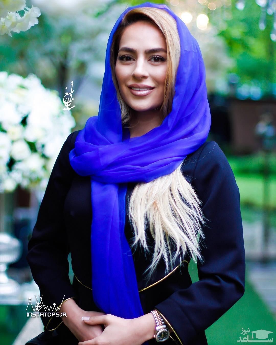 سمانه پاکدل در کنار خواهرش