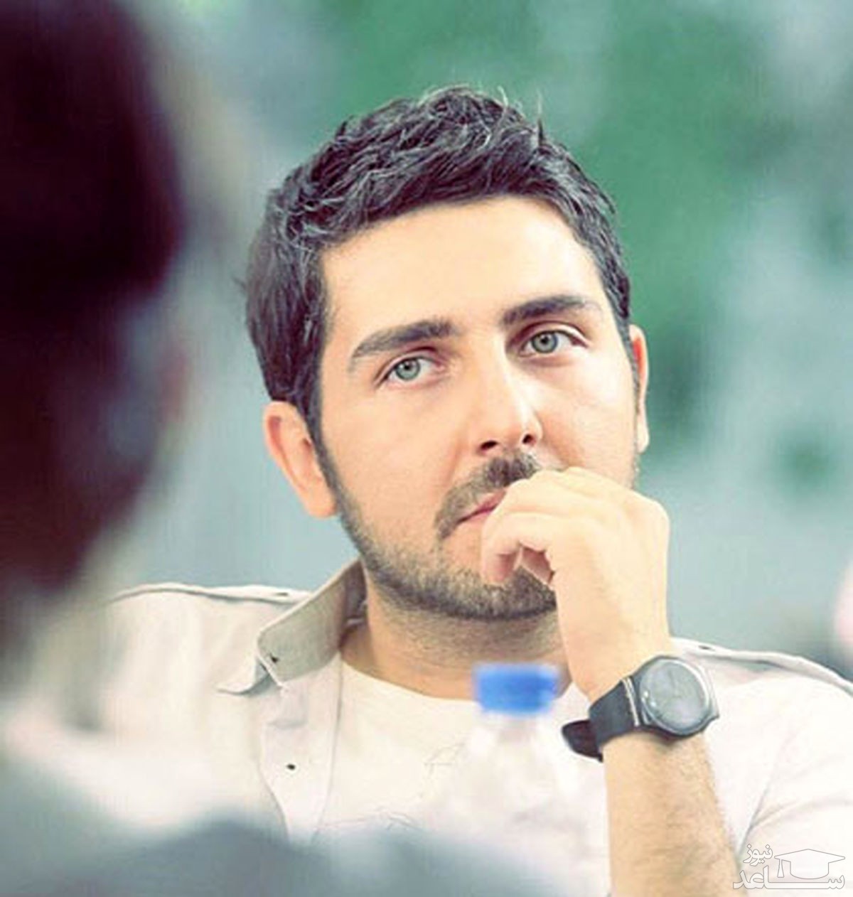 محمد رضا غفاری؛ بازیگر جوان چشم روشن سینما در حال استراحت