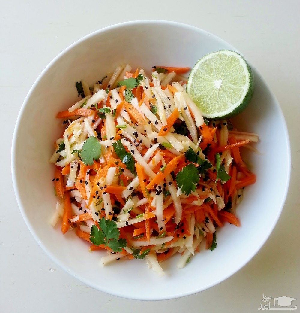 طرز تهیه سالاد شلغم