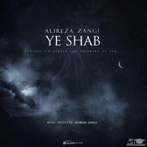 دانلود آهنگ یه شب از علیرضا زنگی