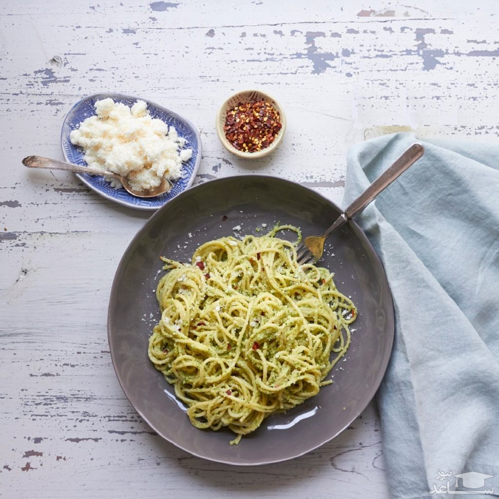 روش تهیه اسپاگتی سبزیجات رژیمی خوشمزه