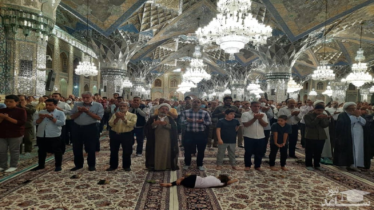نماز باشکوه عید سعید قربان در حرم مطهر رضوی اقامه شد