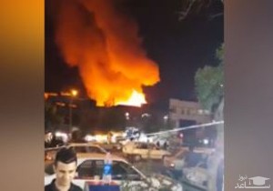 (فیلم) سینما بهمن شیراز در آتش سوخت