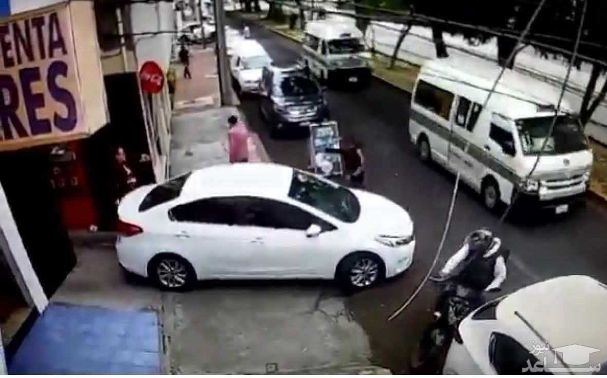 انتقام سخت یک راننده از تبهکاران