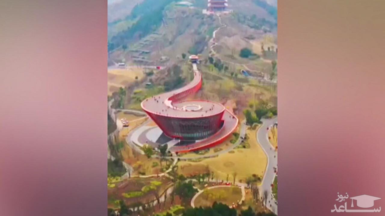 (فیلم) ساختمانی با ظاهر یک حلزون