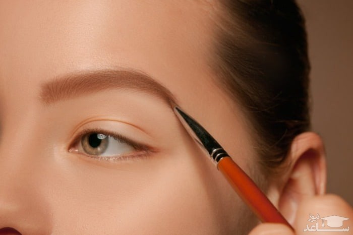 آرایش ابرو برای چشم پف دار