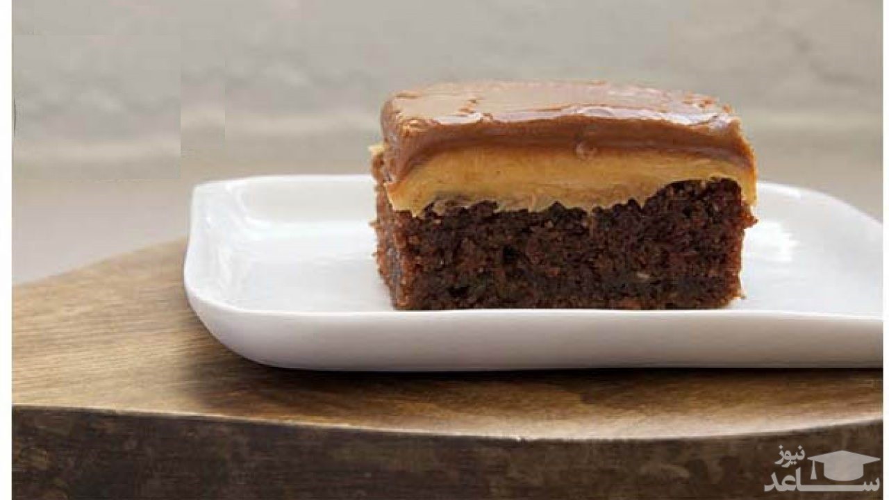 آموزش تهیه فاج کیک کره بادام زمینی خوشمزه برای عصرانه و دورهمی