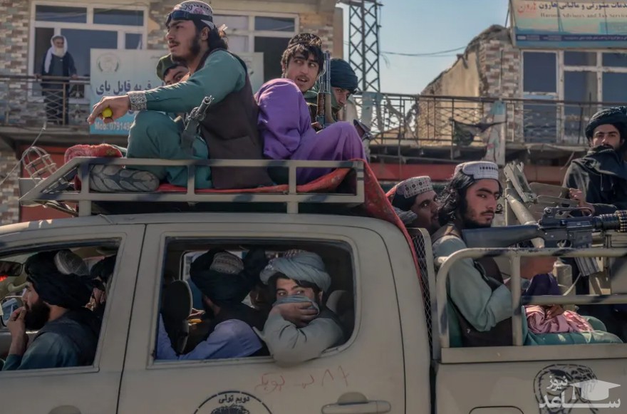 شبه نظامیان طالبان در مرکز شهر کابل افغانستان/ خبرگزاری فرانسه