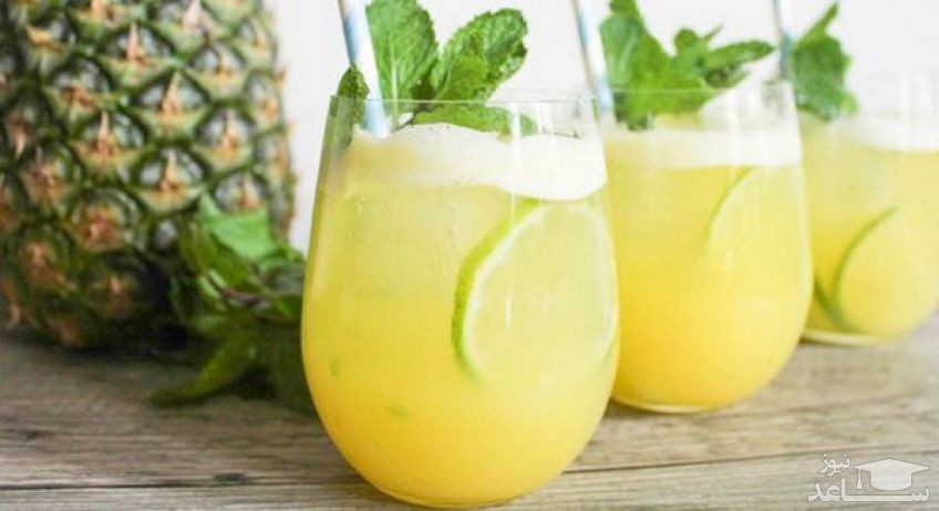 طرز تهیه شربت آناناس