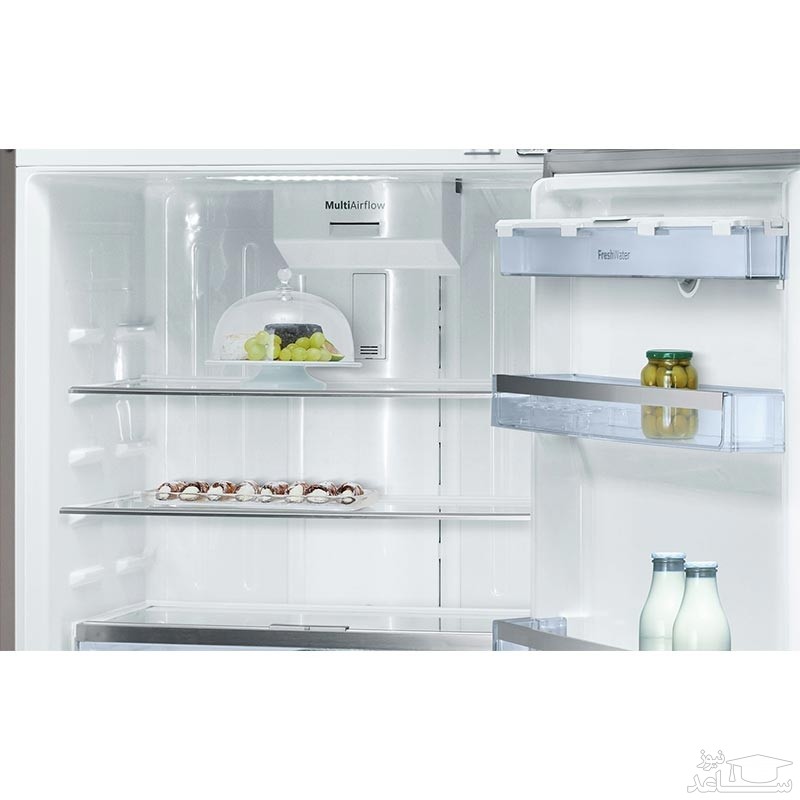 فضای داخل یخچال بوش مدل KDD74AL204