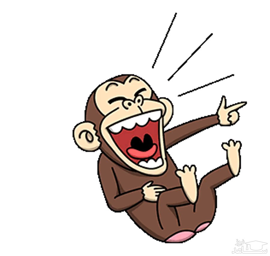 ایموجی میمون خندان