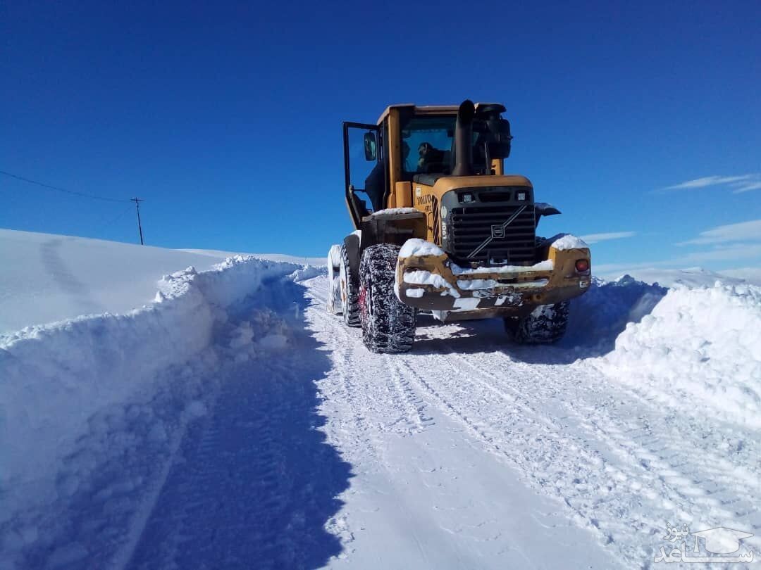 کولاک برف راه ۵۰ روستای بازشده خلخال را دوباره مسدود کرد