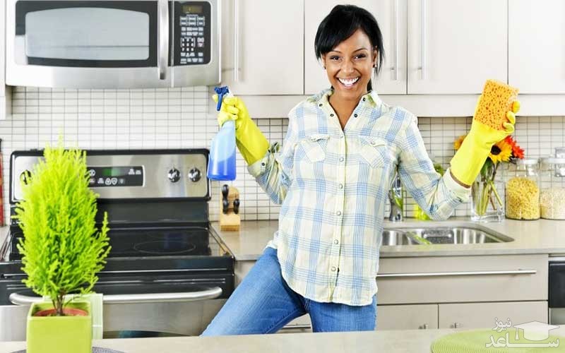 فواید تمیز کردن خانه برای خانم ها