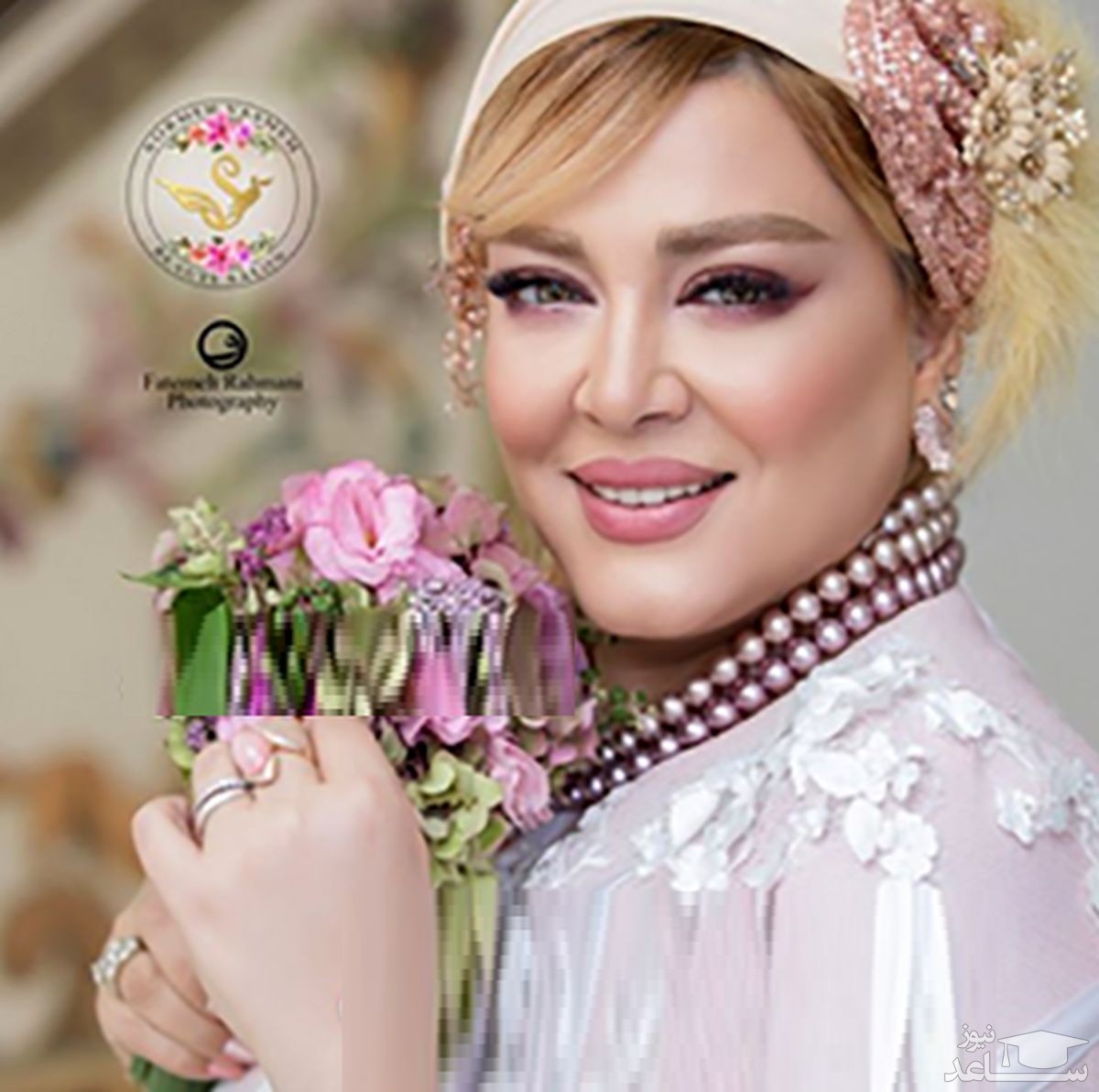 ماسک مدل پلنگی بهاره رهنما