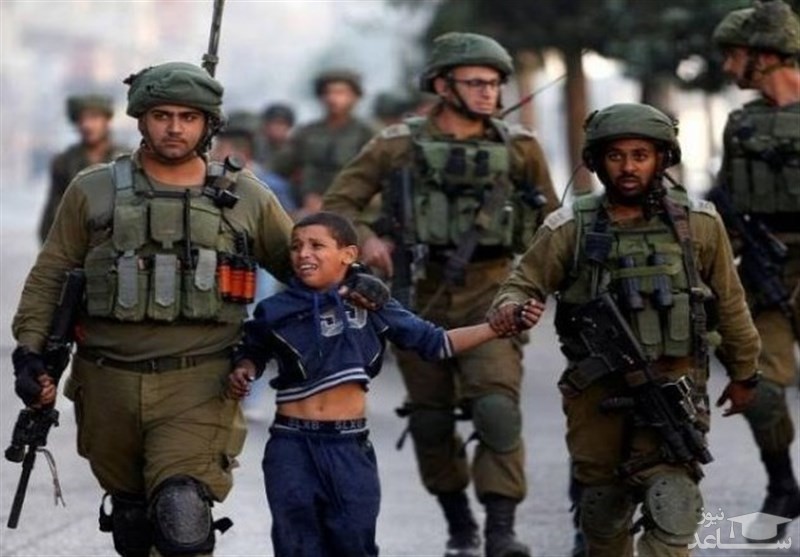 غیرت بی مثال کودک فلسطینی در برابر سربازان مسلح رژیم غاصب صهیونیستی