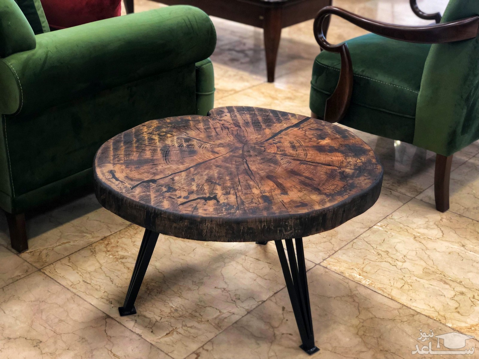 میز روستیک چوبی، اینقدر لوکس دیده بودین؟