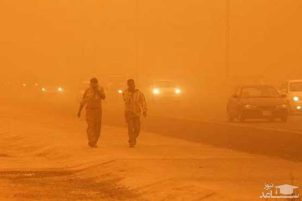 حمله ی گرد و خاک به غرب کشور