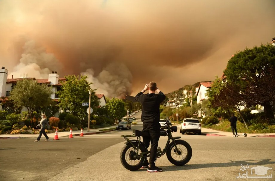آتش سوزی گسترده جنگلی در ایالت کالیفرنیا 