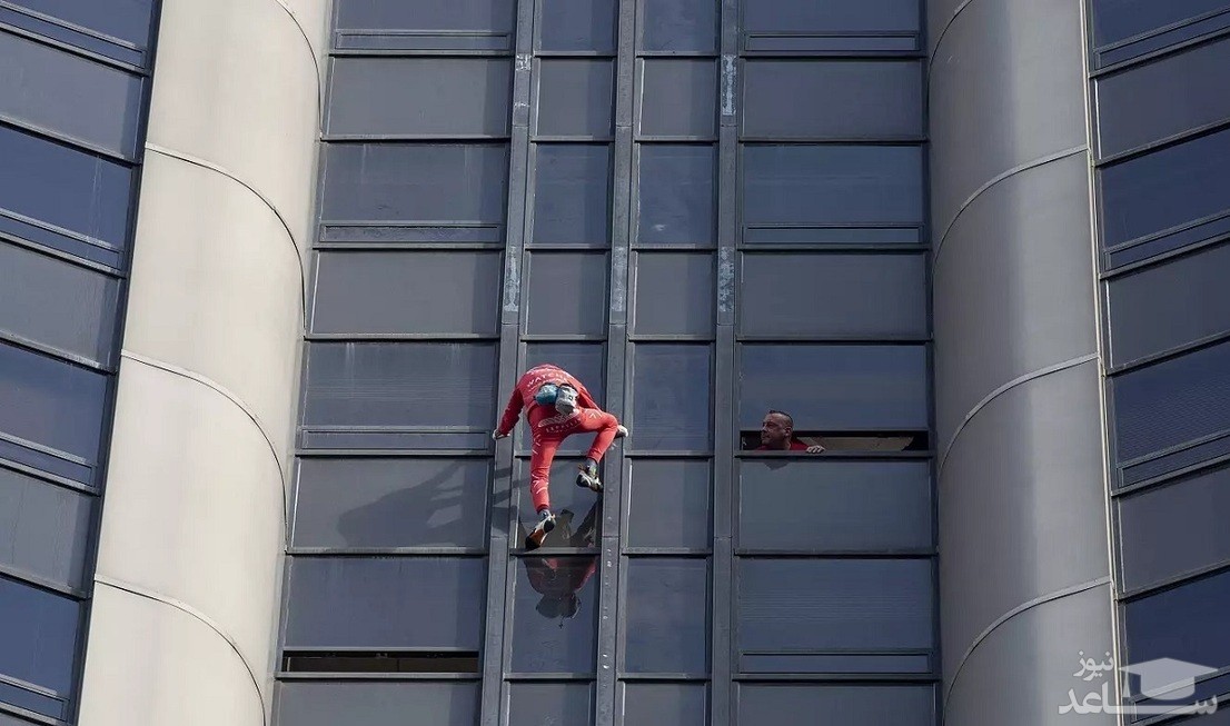 (فیلم) مرد عنکبوتی از برج مونپارناس بالا رفت