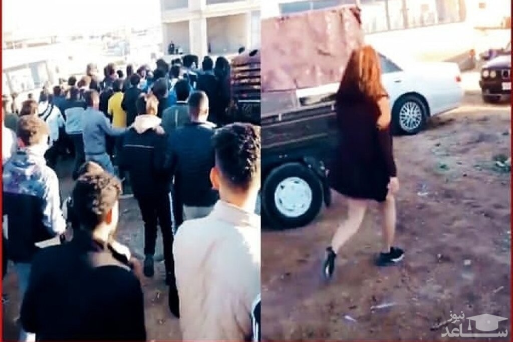 (فیلم) حمله وحشیانه اهالی سلیمانیه به یک دختر