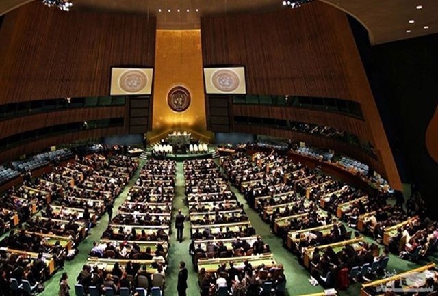 حرکت جالب نماینده ونزوئلا هنگام سخنرانی ترامپ