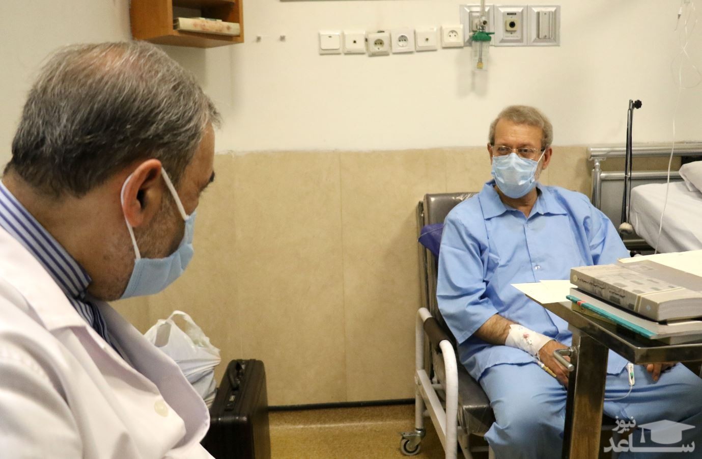 علی لاریجانی از بیمارستان مرخص شد