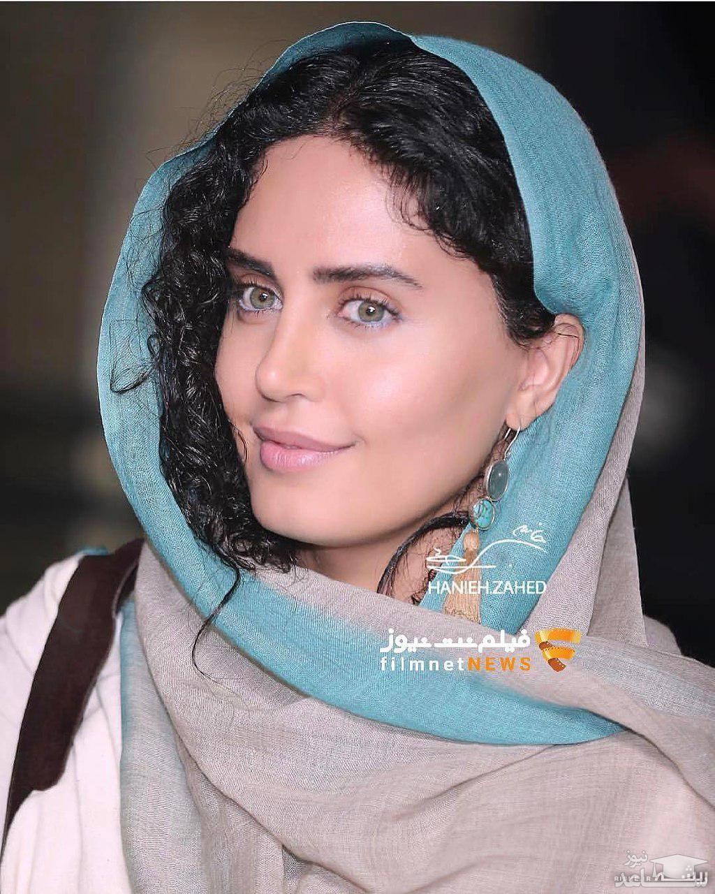 الناز شاکردوست با سر تراشیده