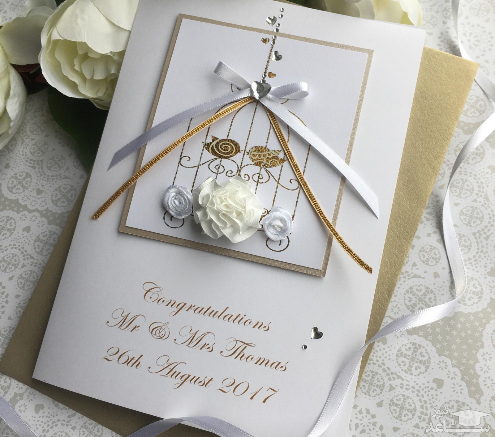 (عکس) کارت عروسی عجیب و غریب که تا بحال مشابه آن را ندیده اید