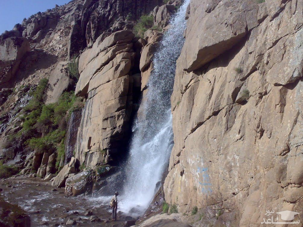  آبشار گنج نامه همدان