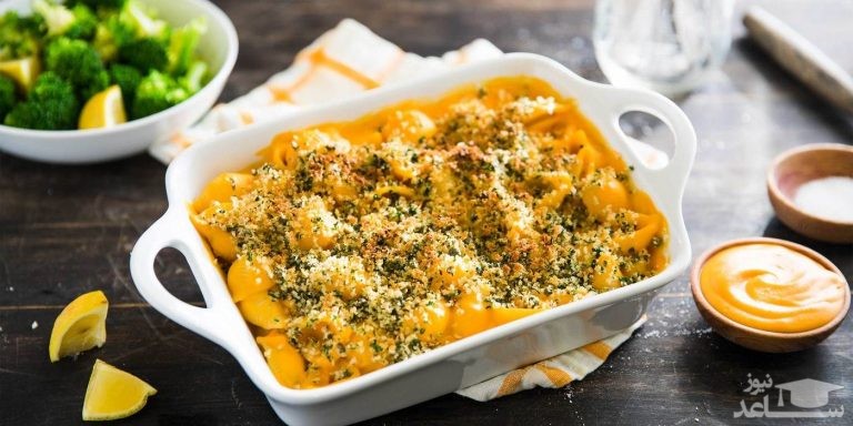 دستور پخت مک اند چیز خامه ای