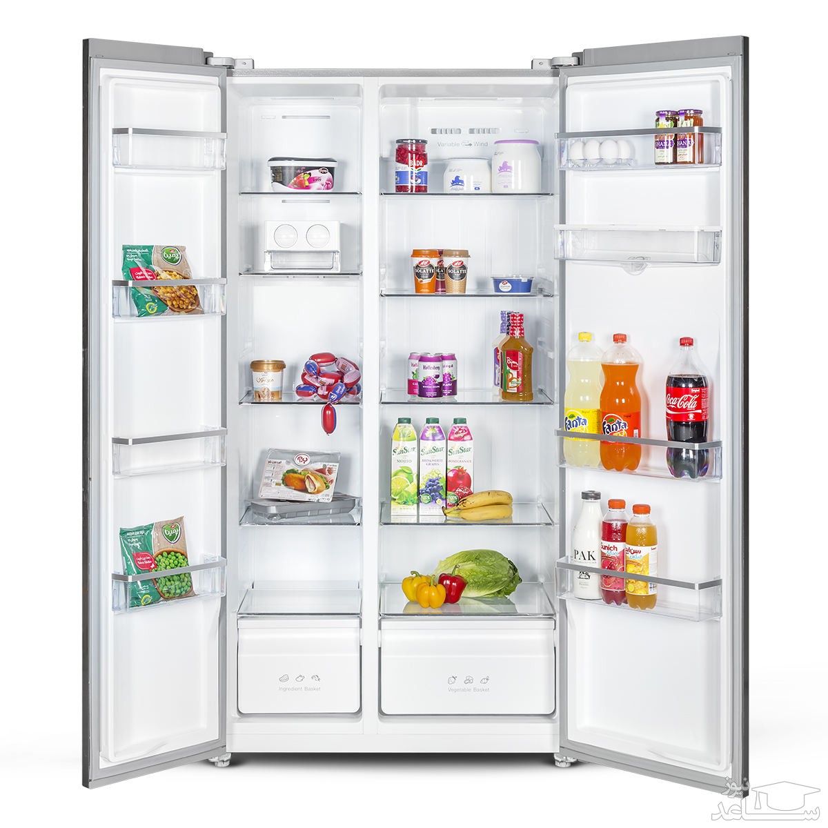 یخچال فریزر ساید ایکس ویژن مدل TS550