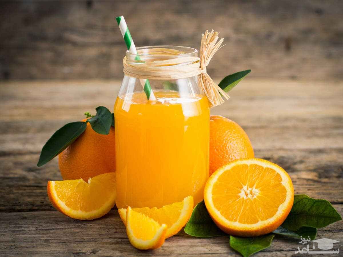 شربت پرتقال طبیعی