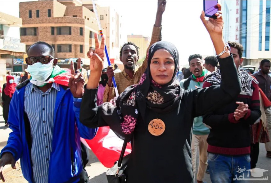 تظاهرات معترضان علیه کودتای نظامی در شهر خارطوم سودان/ خبرگزاری فرانسه