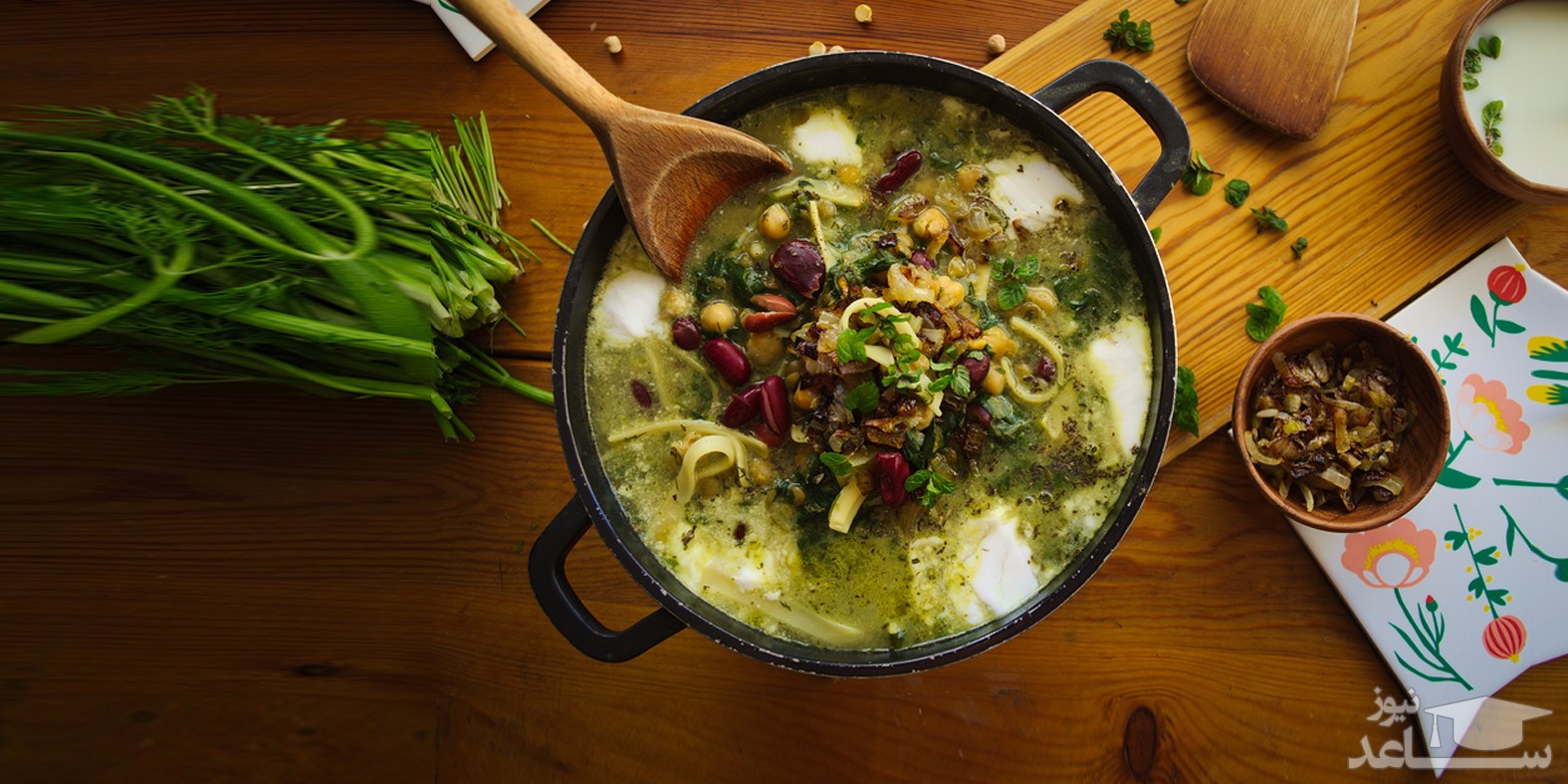 طرز تهیه آش رشته