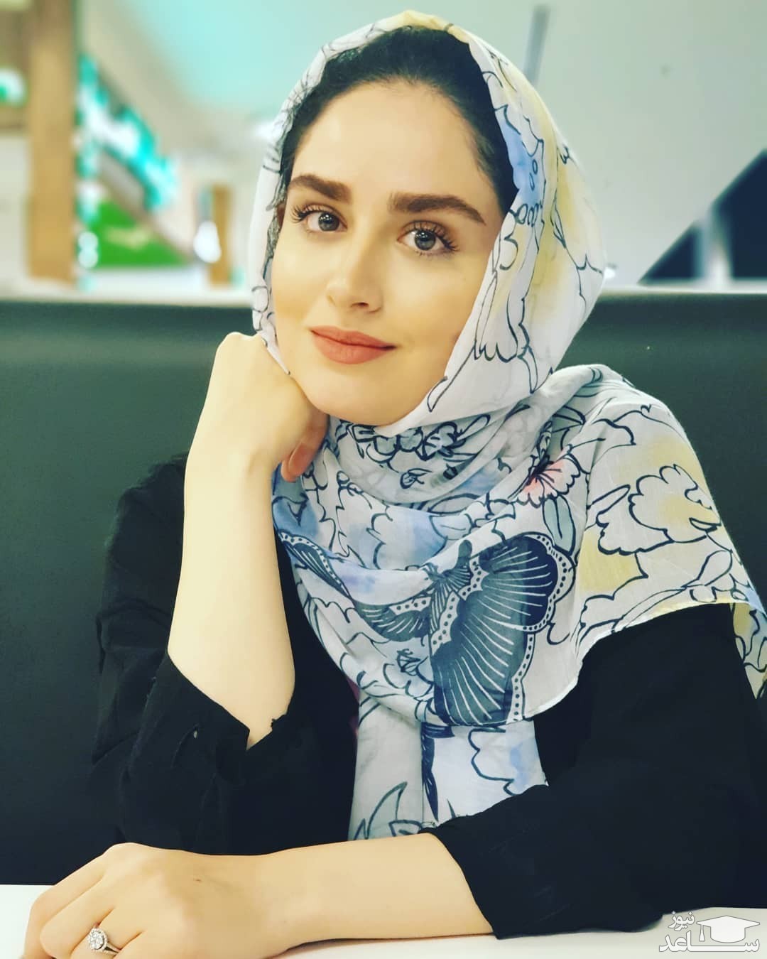 استایل هانیه غلامی با تیشرت متفاوتش