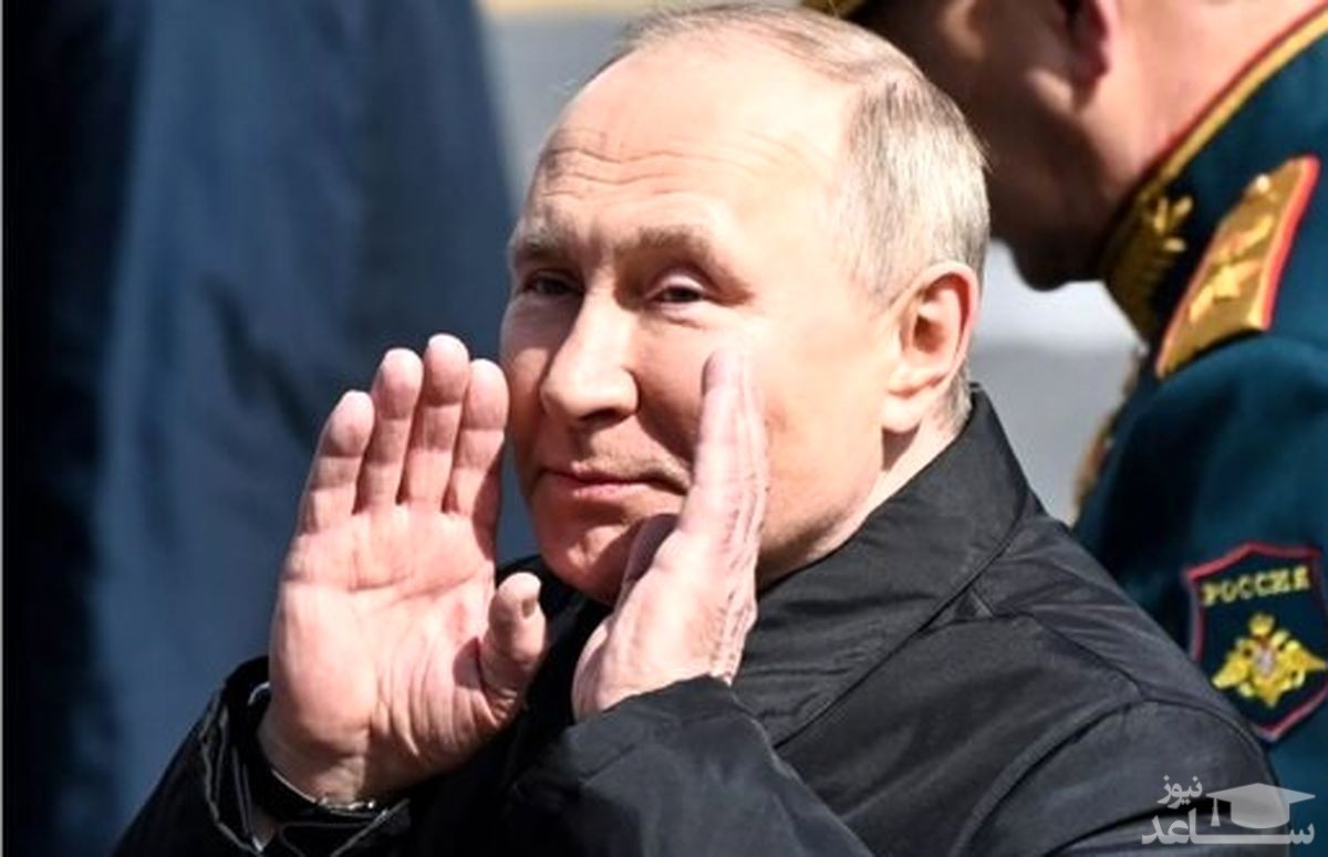 (عکس) مخفی کاری عجیب پوتین در رژه پیروزی روسیه