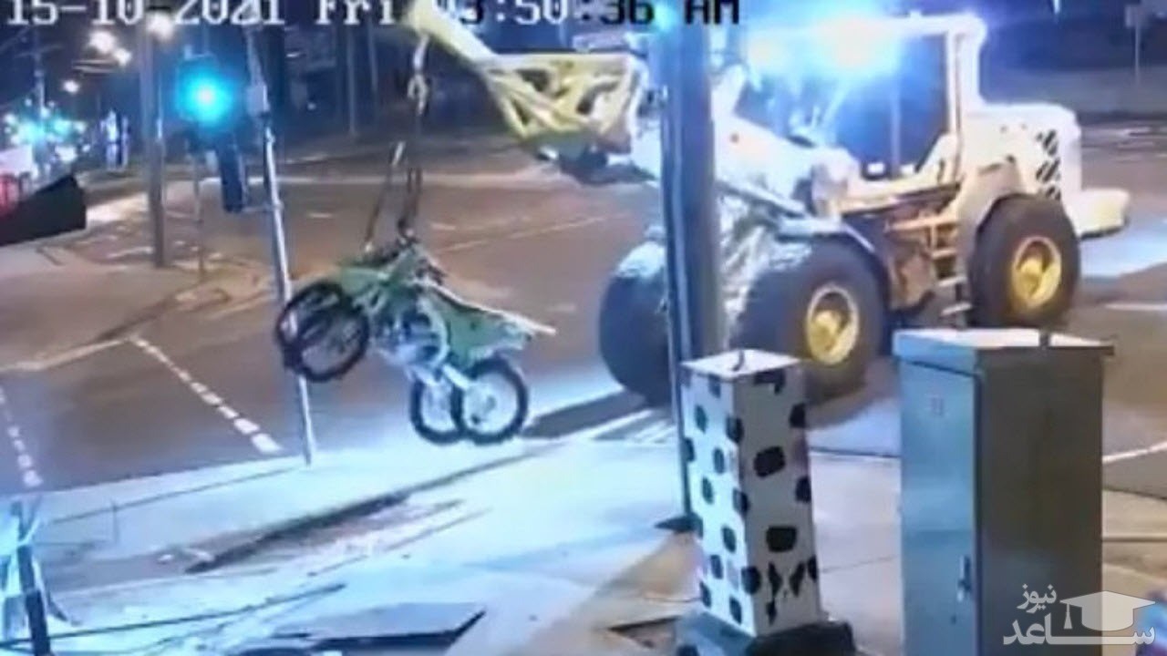 (فیلم) شگرد عجیب سارق برای سرقت دوچرخه 