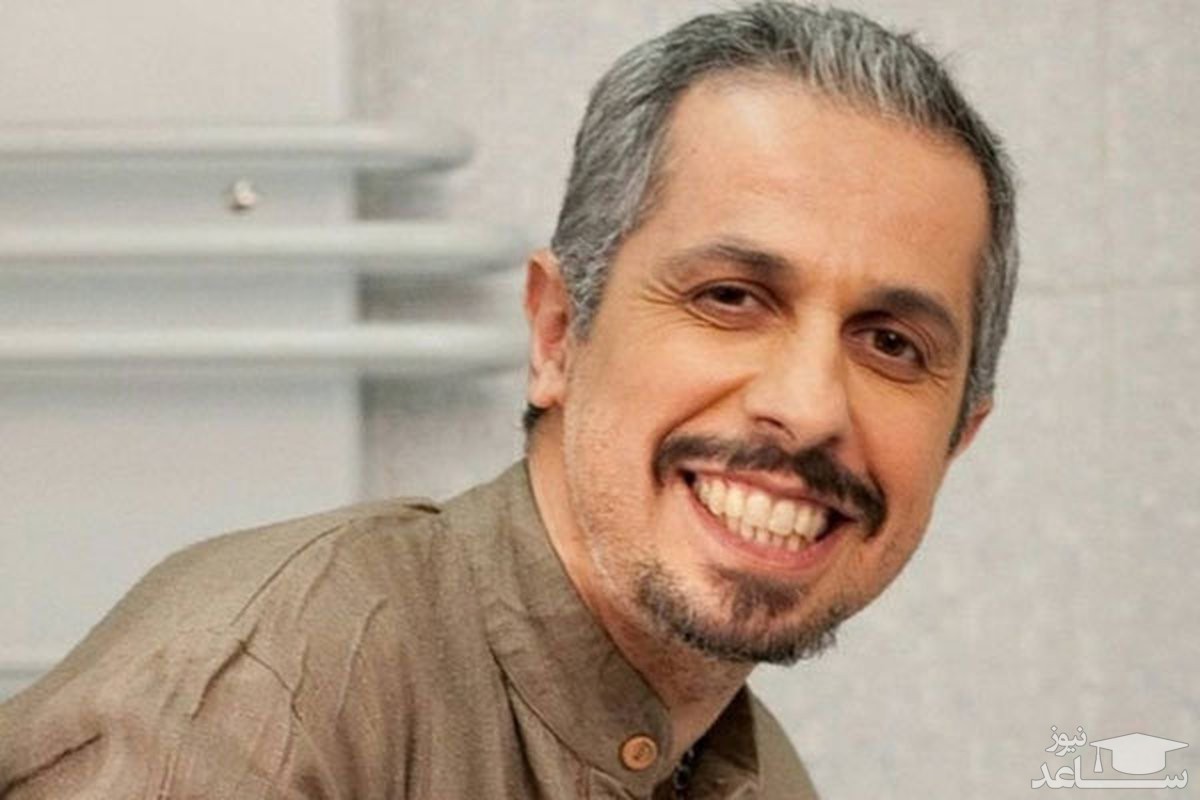 جواد رضویان در حال گریم سریال درحاشیه