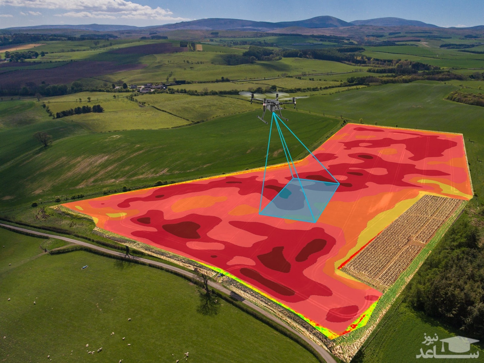 3d field. Мультиспектральная съемка с БПЛА. Съемка с квадрокоптера поле. Аэрофотосъемка сельского хозяйства. Мониторинг полей БПЛА.