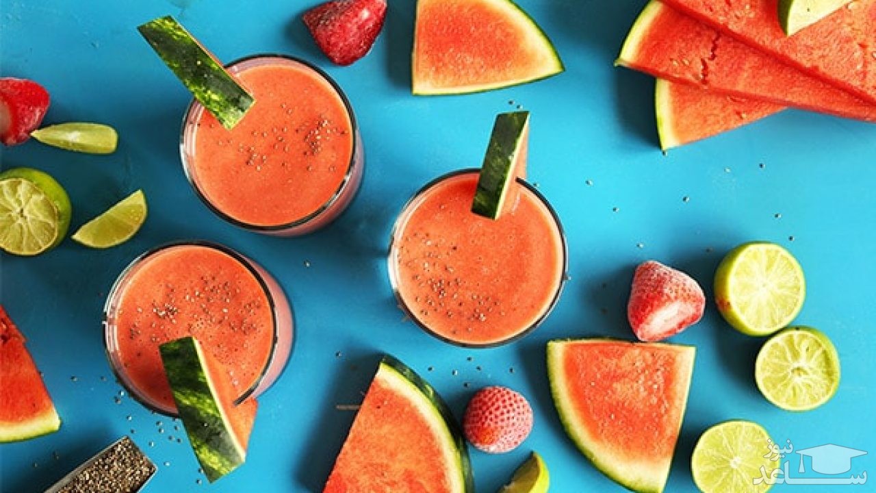 دستور تهیه اسموتی هندوانه و موز