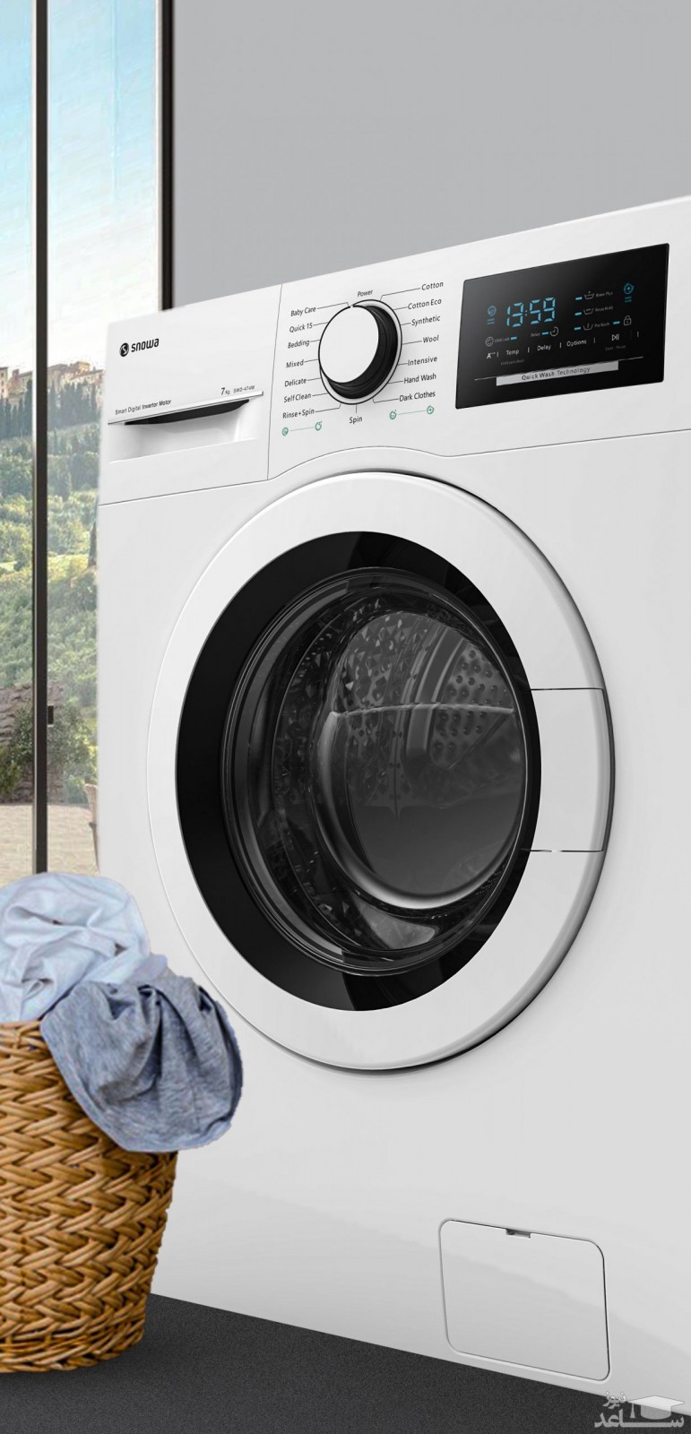 ماشین لباسشویی اسنوا مدل SWM-72300