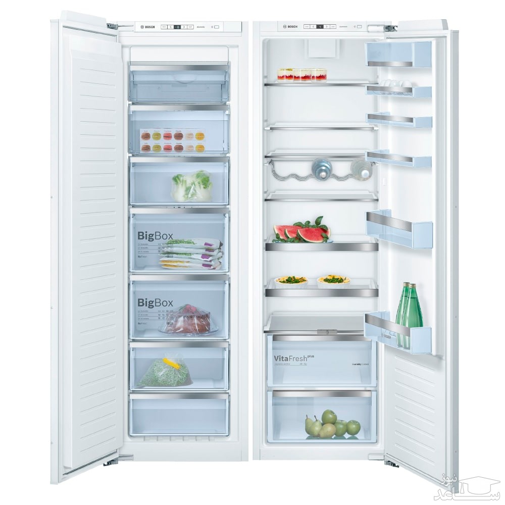 یخچال و فریزر دوقلو بوش مدل KIR81AF30- GIN81AC30