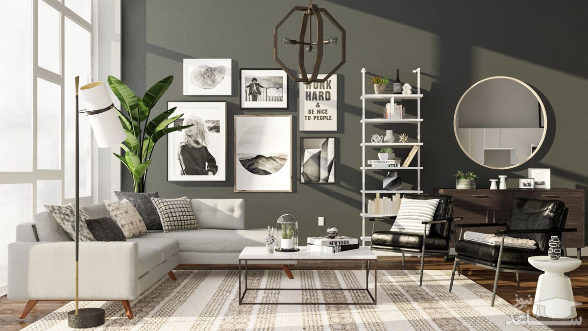 تابلو در دکوراسیون نشیمن