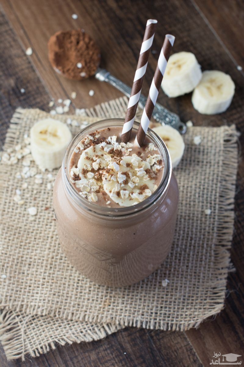 اسموتی موز، شکلات و نارگیل