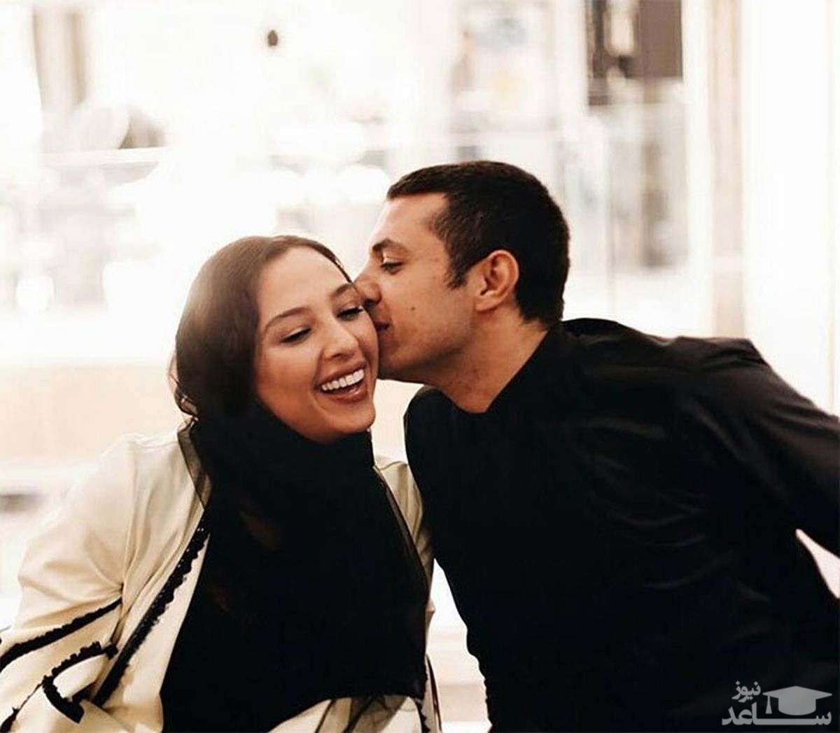 اشکان خطیبی و همسرش