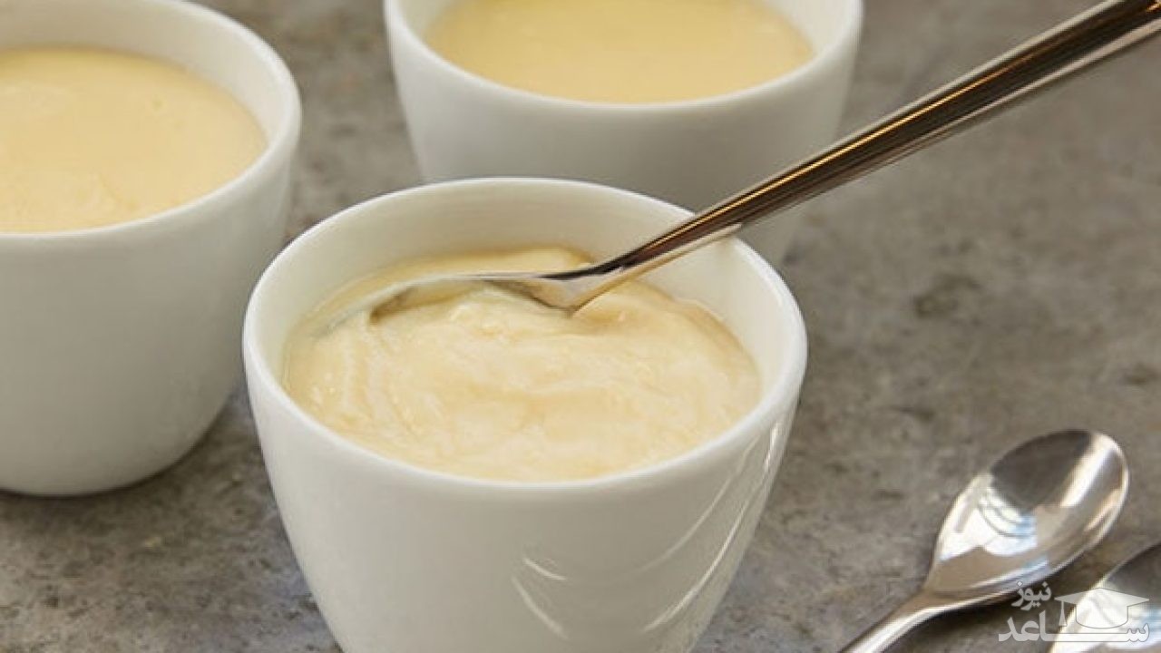روش تهیه پودینگ وانیلی بدون تخم مرغ