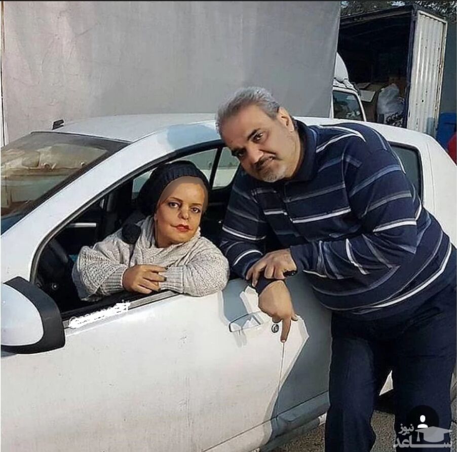 عکس لو رفته جواد خیابانی با سوپر مدل زن ایرانی