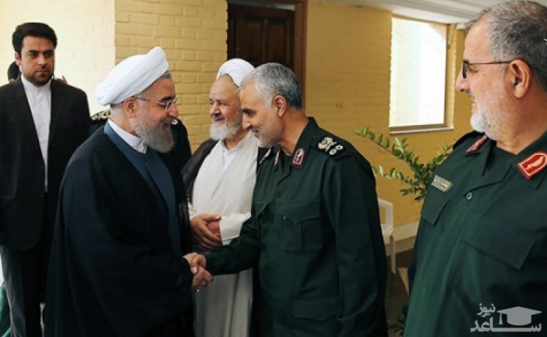 ادعای عجیب و جنجالی الشرق الاوسط: تلاش سردار سلیمانی برای برکناری حسن روحانی